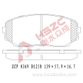 FMSI D1258 ceramic brake pad for Mazda